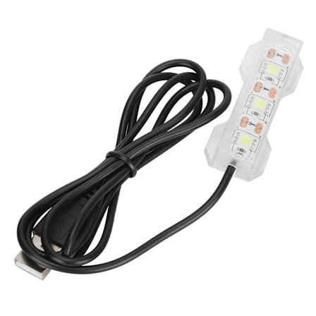 Liten Akvarium Vattenväxt LED Lampa Ljus Skrivbord Akvarium Mini USB-Lampa
