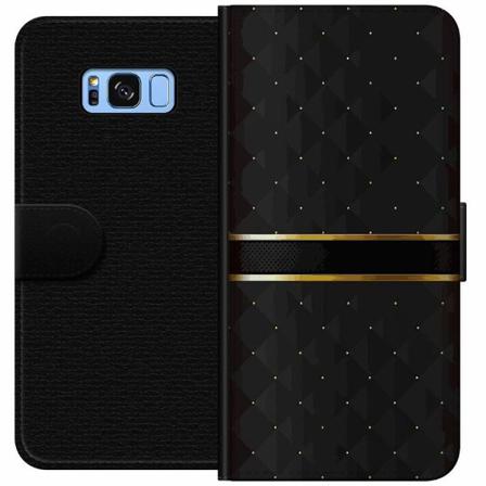 Samsung Galaxy S8 Plånboksfodral Golden Stripes