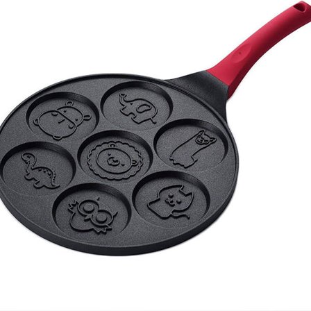 Non-stick pannekakepanne, stekepanne for pannekaker, klassisk smiley mini KLB
