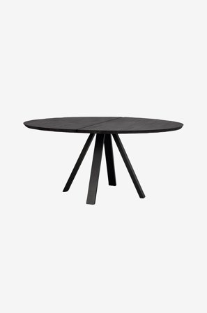 Rowico Home - Spisebord Carradale, Ø150 cm - Sort - Spiseborde - Fra Homeroom