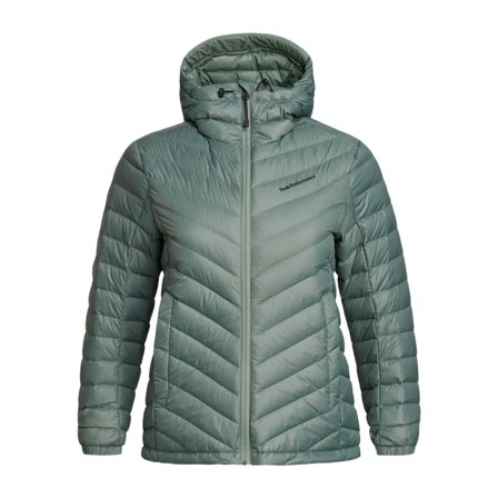 Peak Performance Women's Frost Down Hood Jacket Women middle-layer down jackets Green S