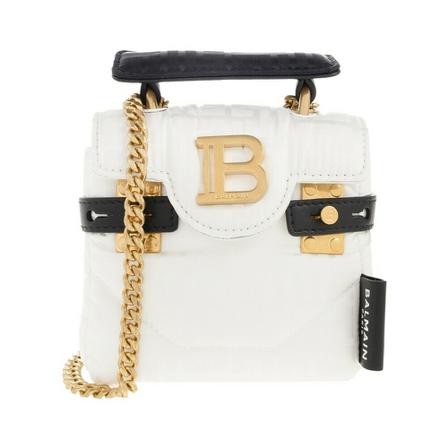 Balmain, ‘B-Buzz Mini’ shoulder bag Wit, Dames, Maat:ONE Size