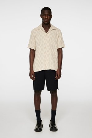 J.Lindeberg - Torpa Resort Jersey Shirt - Beige - Man - XXL