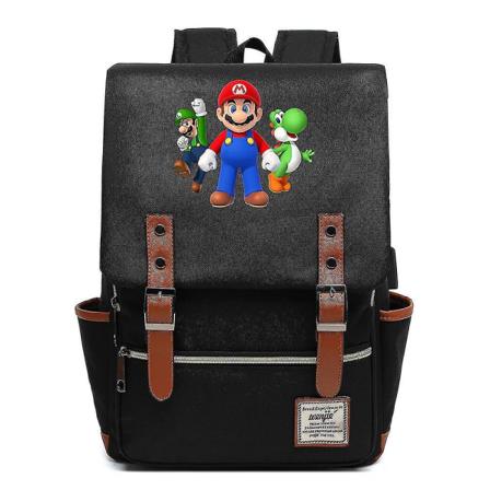 Super Mario Rygsæk Med Stor Kapacitet Til Teenagere, Studerende, Mænd, Kvinder - Ideel Skole Taske Til Fritidsrejser Og Børn - Rejsevenlig Rygsæk