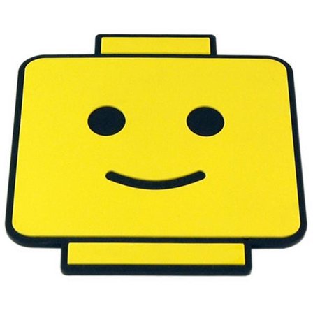 Underlägg 2-pack Retro - Brick Man Face