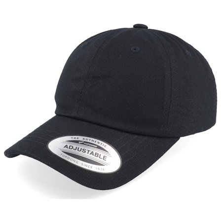Kinder Yupoong - Schwarz unconstructed Cap - Kinder Black Dat Cap / Unstructured @ Hatstore