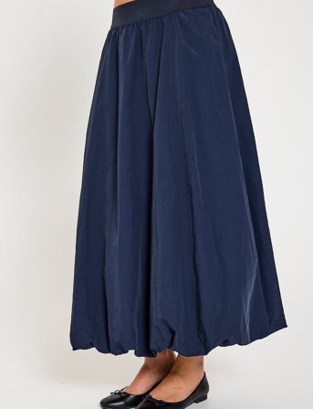 FREE/QUENT Balloon Skirt - Navy - M