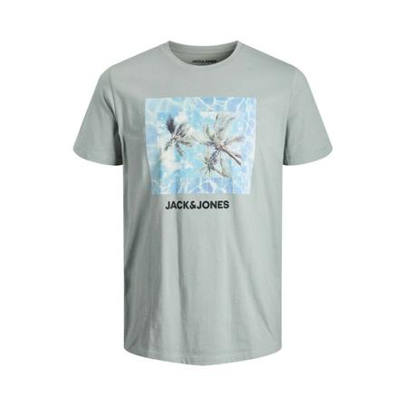 Jack & Jones, Short sleeve T-shirt Billboard Grijs, Heren, Maat:S