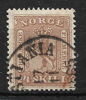 Norge 1863 - AFA 10 - Stemplet