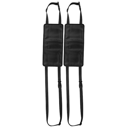 2 kpl Vavanpidikesarja Auton kalastusvälineiden säilytys Koukku- ja silmukkakiinnitys Säädettävä kiinnitysvyö Musta