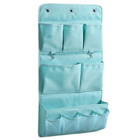 Hængende organizer til dør, hængende opbevaringsposer, multifunktionel opbevaringspose organizer, (Blå)