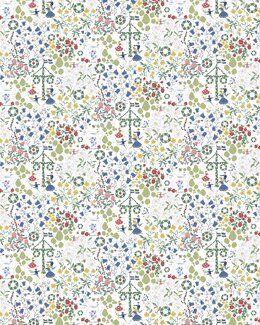 Metervare Midsommerdans Hvid