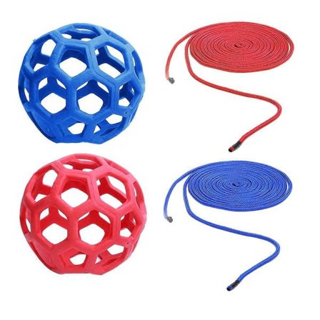 2-pack Hästgodisboll Höboll, Get Höboll Hängande Matningsleksak för Får Häst Get Matare och Stresslindring