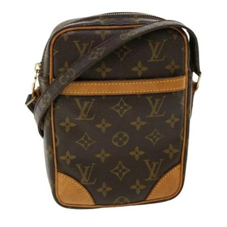 Louis Vuitton Vintage, Pre-owned Canvas louis-vuitton-bags Bruin, Dames, Maat:ONE Size