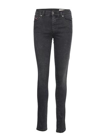 D-Roisin Trousers Skinny Jeans Grå Diesel Women