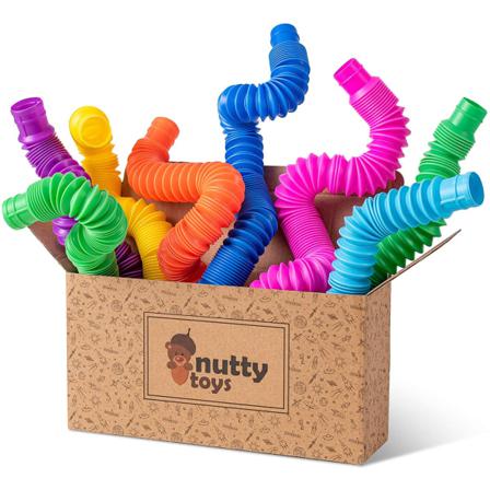 4st Creative Magical Toys Vikbar Plast Pop Tube