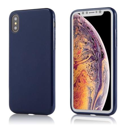 SULADA iPhone Xs Max bagsideetui - Mørkeblå Blue