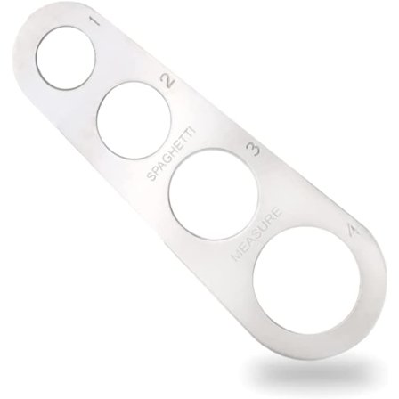 Spaghetti Måleske i Rustfrit Stål, Rustfrit Stål Spaghetti