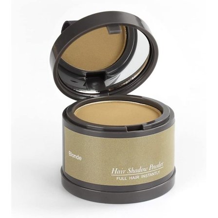 Hårlinjepudder, Hårfarve til hårrødder, Øjeblikkelig hårfarveskygge Dækker grå hårrødder, Hår-touch-up, Tyndt hårpudder 4g