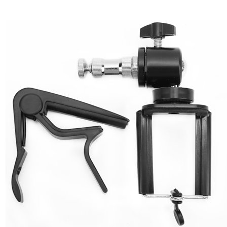 Telefonholder Guitar Capo Justerbar Nakkeholder Let Bærbart Instrumenttilbehør