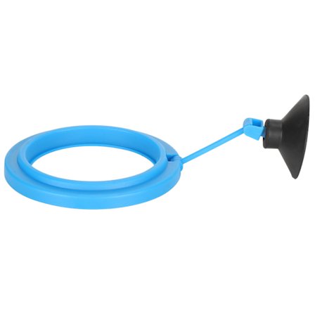 Akvarium fiskefôringsringer akvarium liten flytende fôringsautomat med sugekopp rund