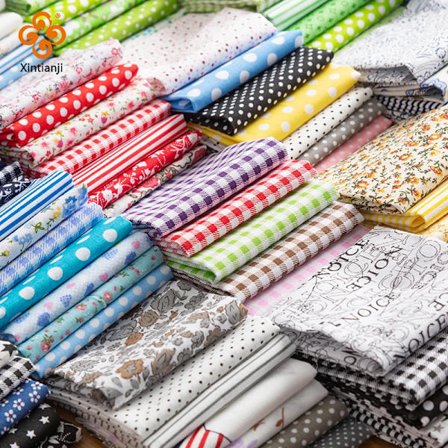 7PCS 24x25cm Cotton Patchwork Fabric Printed Cloth Quilting Fabrics For Craft Sewing Needlework DIY Handmade Accessories