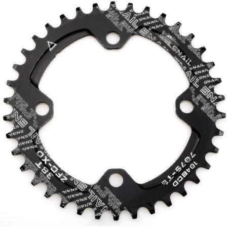 38t smal bred kedjering 104 Bcd enkel kedjering med 9 10 11 hastigheter för landsvägscykel mountainbike Bmx Mtb