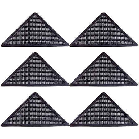 Mattoteippiä liukumattomat mattokiinnikkeet, pestävät ja uudelleenkäytettävät mattokiinnikkeet maton alle, lattiamatot 16 kappaleen sarja