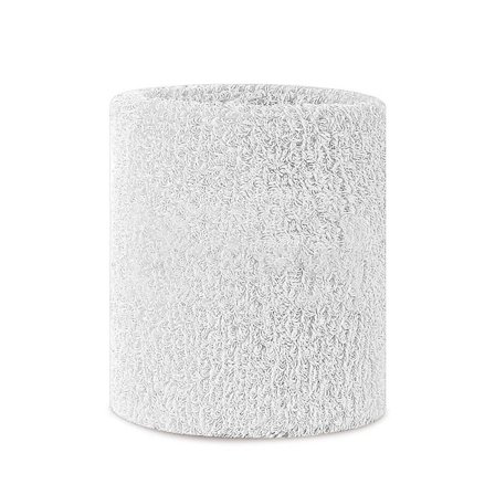 Sports Bomull Svetteabsorberende Håndleddsbånd (Hvit)