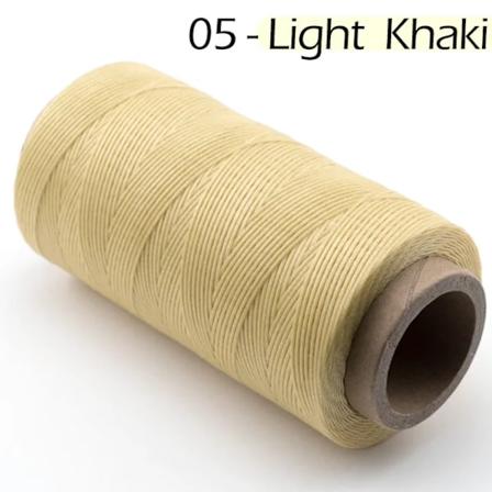 1,2 mm 300D vahattu lanka polyester naru macrame punottu rannekoru tekeminen helmiköynnös nauha trimmausnauha DIY-koruihin kaulakoruun 05 Light Khaki