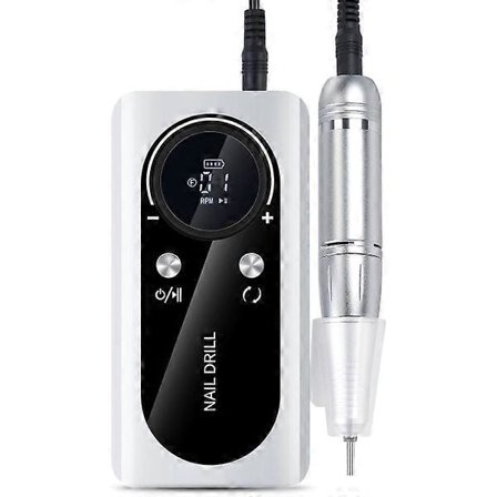 45000 RPM Laddningsbar Bärbar Elektrisk Nagelfil, Snabb och Effektiv Manikyrverktyg