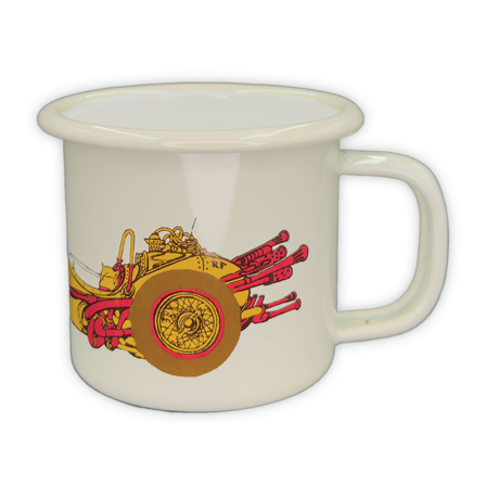 Flåklypa Emaljekopp, Reodor Felgen & Il Tempo Gigante, 2,5 dl