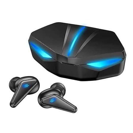 Trådlösa Gaminghörlurar Ultralåg Latens Inbyggd Mikrofon Bluetooth Headset för PC Mobilspelare Svart YEMAESRE