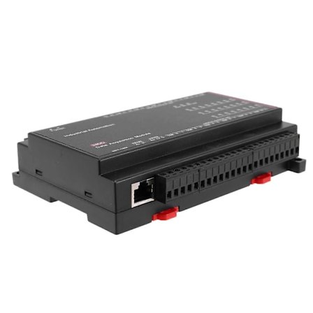 24-kanals Reläutgångskort RJ45 Ethernet TCP/IP Modbus Industriell Kontroller IO Modul 24DO