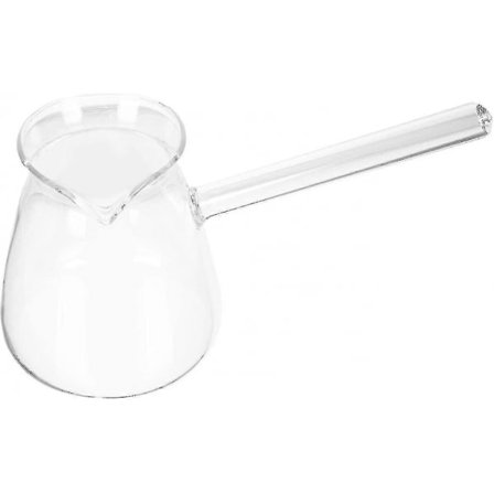 Arabisk kaffekanna i glas, turkisk kaffekanna med handtag, mjölk- och smörvärmare, tekokare för spisen, kaffebryggare, värme- Hot Cho