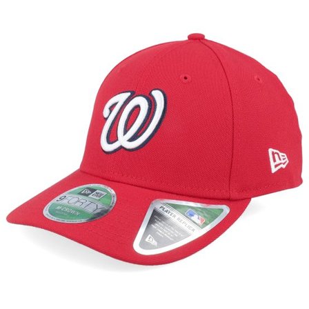 New Era - MLB Röd adjustable Keps - Washington Nationals MLB PR 9FORTY M-Crown Red Adjustable @ Hatstore