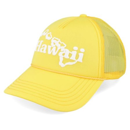 American Needle - Gul trucker Keps - Hawaii Foamy Valin Yellow Gold Trucker @ Hatstore