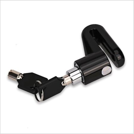 Tyverisikret cykel lås til skivebremser sort/sort