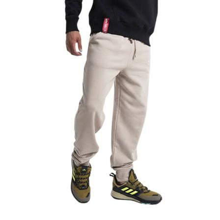 Alpha Industries, Men's pants Organics EMB Jogger 118365 627 S Beige, Heren, Maat:M