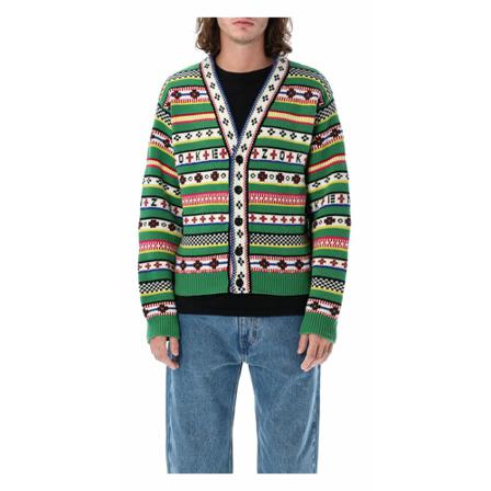 Kenzo - Cardigans - Grön - Herr - Storlek: L, Herr, Storlek: L