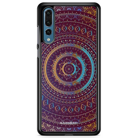 Bjornberry Skal Huawei P20 Pro - Lila/Guld Mandala