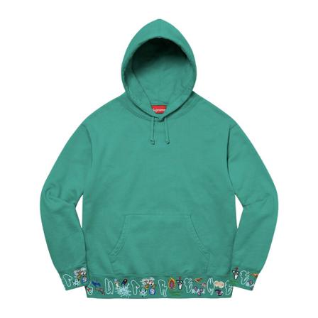 Supreme Sweatshirt Grøn, Herre Hættetrøjer