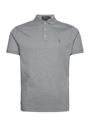 Polo Ralph Lauren Custom Slim Fit Soft Cotton Polo Shirt - Grey - M