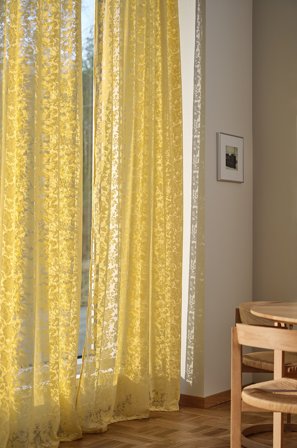 Jotex - Blondegardin 2-pakke Smørgul - FAYE - Kjøp Multifunksjonsgardiner hos Jotex