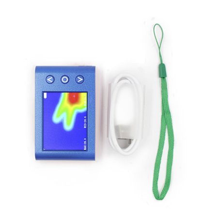 Fickformat IR Värmekamera 320X240 Infraröd Upplösning Värmekamera 2,4-tums LCD-skärm Räckvidd -40°C~300°C