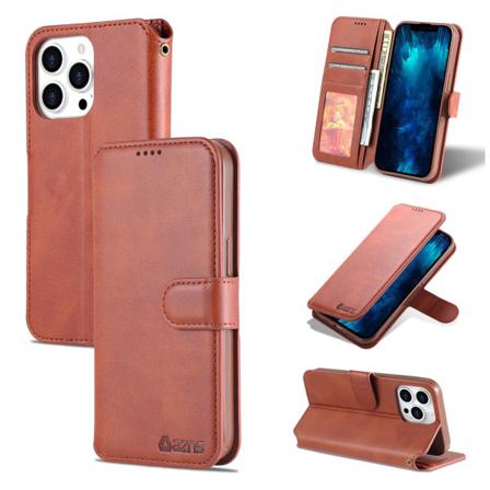 Iphone 14 Pro - Plånboksfodral Brun
