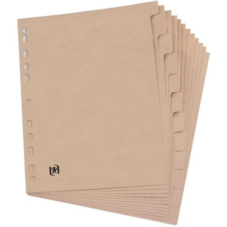 OXFORD Touareg fanekort 12 fan Beige A4 29.8x22.5x0.3cm