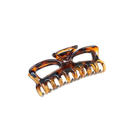 Complement Hårklämma, 12 Cm Accessoarer & tillbehör Dam Brun