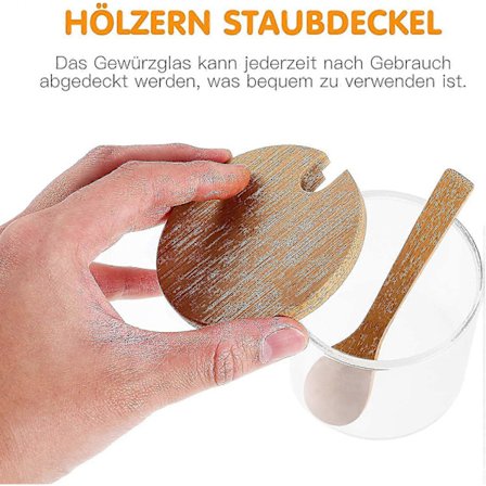 Saltburk, Rund Kryddburk Med Svängbart Lock