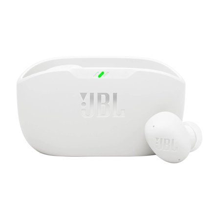 JBL - Hodetelefoner in-ear Wave Buds2 - White Hvit